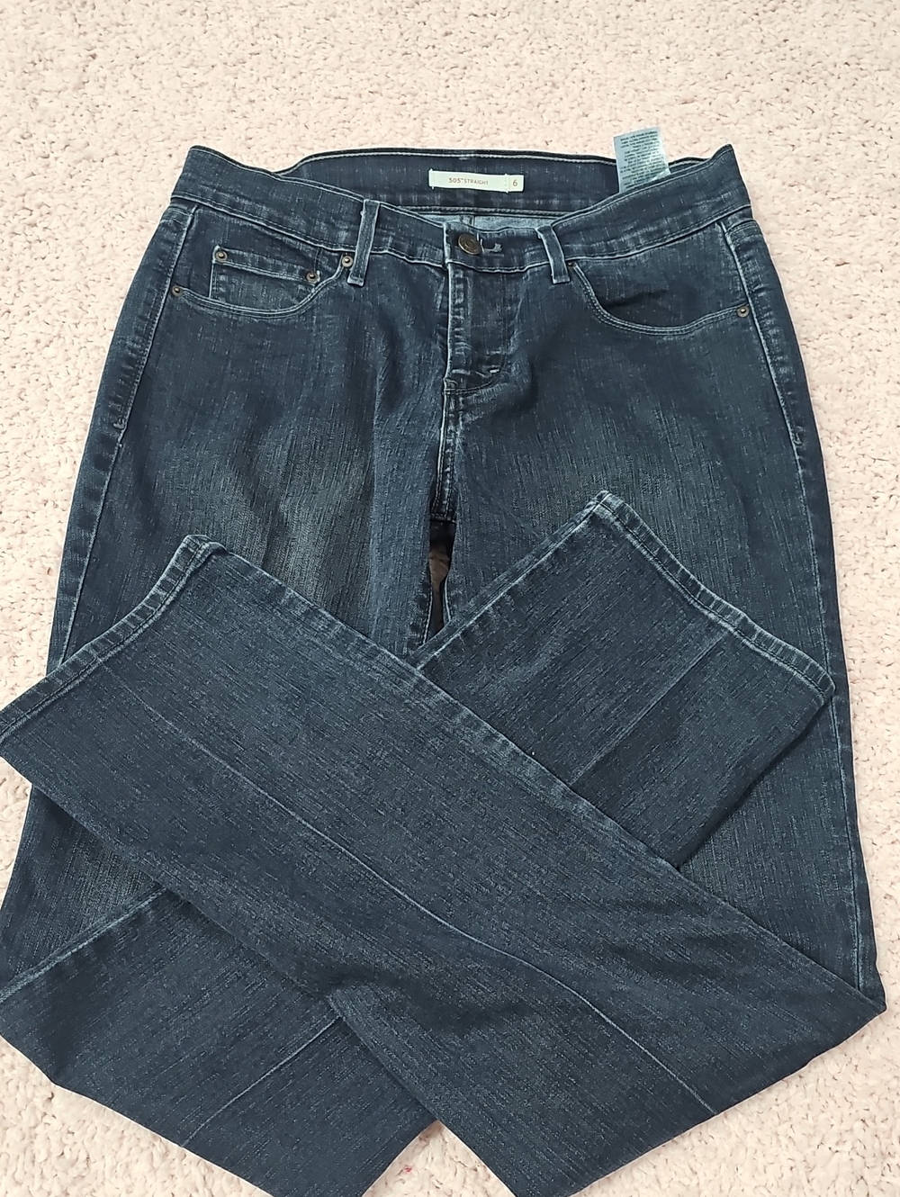 Levi's Indigo Straight-Leg Women's Jeans